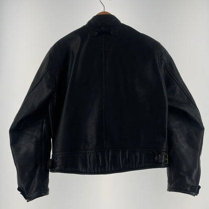 【中古品】【メンズ】 NANKAI ナンカイ SINGLE RIDERS JACKET シングル ライダース ジャケット 145-260617-sa-14-tei サイズ：LL カラー：ブラック 万代Net店