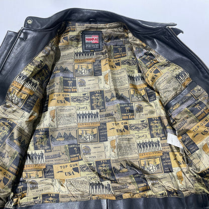 【中古品】【メンズ】 NANKAI ナンカイ SINGLE RIDERS JACKET シングル ライダース ジャケット 145-260617-sa-14-tei サイズ：LL カラー：ブラック 万代Net店