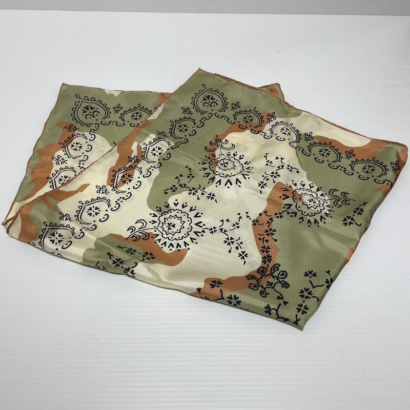 【中古品】【メンズ】 STUSSY ステューシー SILK BANDANA 138965 シルク バンダナ アクセサリー スカーフ 187-260715-ko-05-tei サイズ：OS カラー：CAMO 万代Net店