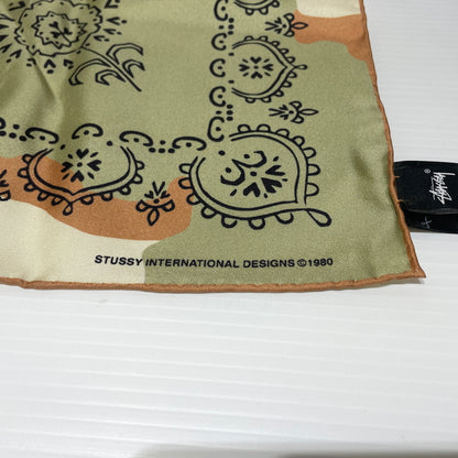 【中古品】【メンズ】 STUSSY ステューシー SILK BANDANA 138965 シルク バンダナ アクセサリー スカーフ 187-260715-ko-05-tei サイズ：OS カラー：CAMO 万代Net店