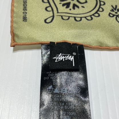 【中古品】【メンズ】 STUSSY ステューシー SILK BANDANA 138965 シルク バンダナ アクセサリー スカーフ 187-260715-ko-05-tei サイズ：OS カラー：CAMO 万代Net店
