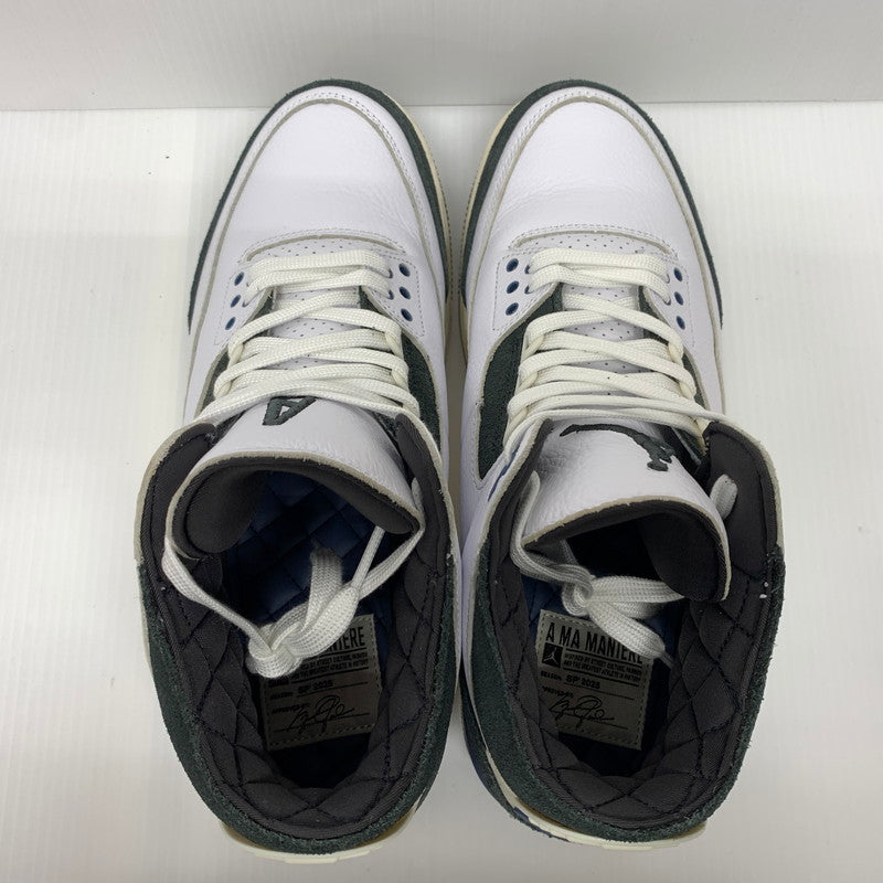 【中古品】【メンズ】 NIKE ナイキ × A Ma Maniere アママニエール 別注 コラボ AIR JORDAN 3 RETRO OG SP FOR THE LOVE HV8571-100 エアジョーダン3 レトロ スニーカー 靴 シューズ 160-260624-ko-05-tei サイズ：28.5cm カラー：ホワイト 万代Net店