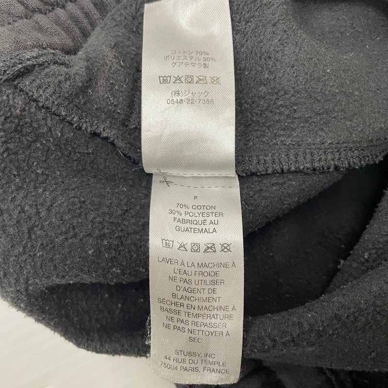【中古品】【メンズ】 STUSSY ステューシー STOCK LOGO PANTS 116627 ストック ロゴ パンツ ボトムス スウェット イージーパンツ 153-260603-ss-09-tei サイズ：S カラー：ブラック 万代Net店