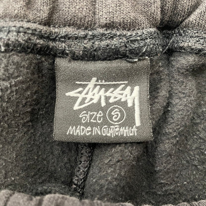 【中古品】【メンズ】 STUSSY ステューシー STOCK LOGO PANTS 116627 ストック ロゴ パンツ ボトムス スウェット イージーパンツ 153-260603-ss-09-tei サイズ：S カラー：ブラック 万代Net店