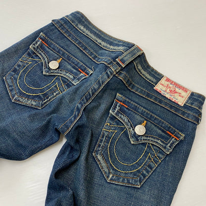 【中古品】【レディース】 TRUE RELIGION トゥルーレリジョン JOEY FLARED DENIM PANTS 10-503J フレア デニムパンツ ボトムス ジーンズ 171-260530-yo-19-tei サイズ：25 カラー：インディゴ 万代Net店