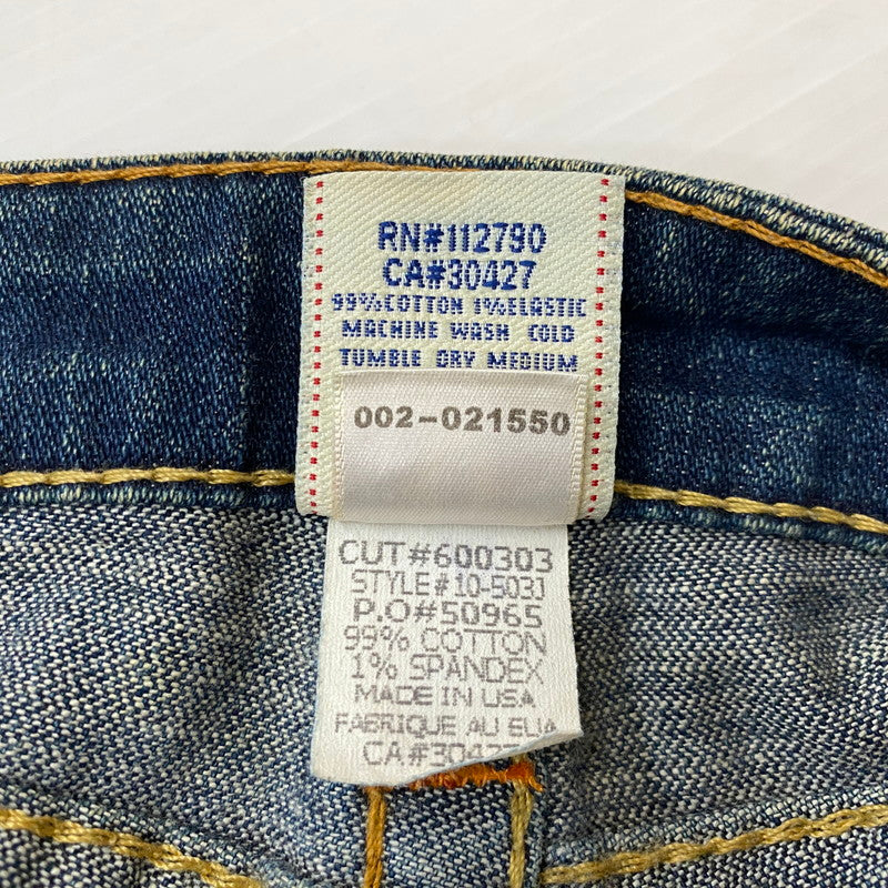 【中古品】【レディース】 TRUE RELIGION トゥルーレリジョン JOEY FLARED DENIM PANTS 10-503J フレア デニムパンツ ボトムス ジーンズ 171-260530-yo-19-tei サイズ：25 カラー：インディゴ 万代Net店