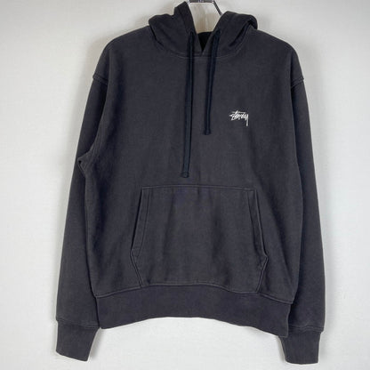 【中古品】【メンズ】 STUSSY ステューシー STOCK LOGO HOODIE 118532 ストック ロゴ フーディー トップス プルオーバーパーカー 142-260603-ss-05-tei サイズ：S カラー：ブラック系 万代Net店