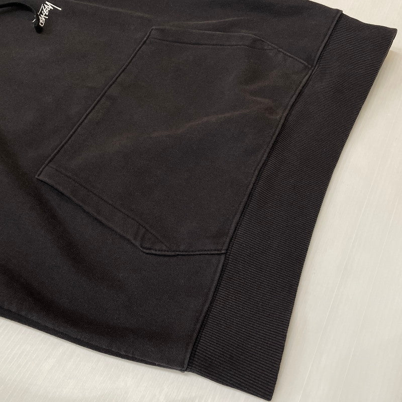 【中古品】【メンズ】 STUSSY ステューシー STOCK LOGO HOODIE 118532 ストック ロゴ フーディー トップス プルオーバーパーカー 142-260603-ss-05-tei サイズ：S カラー：ブラック系 万代Net店
