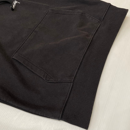 【中古品】【メンズ】 STUSSY ステューシー STOCK LOGO HOODIE 118532 ストック ロゴ フーディー トップス プルオーバーパーカー 142-260603-ss-05-tei サイズ：S カラー：ブラック系 万代Net店