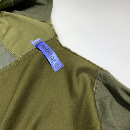 【中古品】【メンズ】 Johnbull ジョンブル PATCHWORK JACKET X2021 パッチワークジャケット ライトアウター リメイク 140-260720-ko-19-tei サイズ：F カラー：カーキ 万代Net店