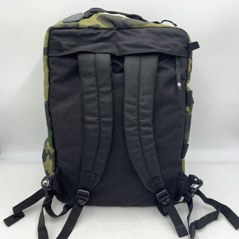 【中古品】【メンズ】 A BATHING APE アベイシングエイプ CAMO BAGPACK カモバッグパック カバン リュックサック デイパック 188-260606-ko-15-tei カラー：カモ 万代Net店