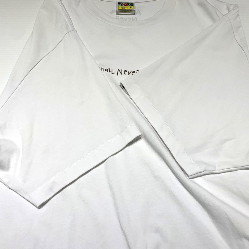 【中古品】【メンズ】 A BATHING APE アベイシングエイプ HAND DRAWN LOGO TEE 001TEK801334M ハンドドローイング ロゴ Tシャツ 半袖 トップス 142-260615-yo-01-tei サイズ：XL カラー：ホワイト 万代Net店