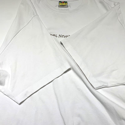 【中古品】【メンズ】 A BATHING APE アベイシングエイプ HAND DRAWN LOGO TEE 001TEK801334M ハンドドローイング ロゴ Tシャツ 半袖 トップス 142-260615-yo-01-tei サイズ：XL カラー：ホワイト 万代Net店