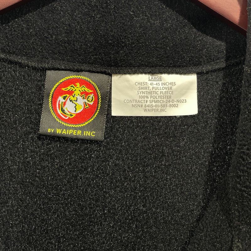 【中古品】【メンズ】 WAIPER ワイパー POLARTEC プルオーバー フリースライナー ハーフジップ 145-260818-nm-89-tei サイズ：L カラー：ブラック 万代Net店