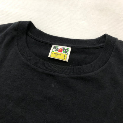 【中古品】【メンズ】 A BATHING APE ア ベイシング エイプ BLACK TEE ブラック Tシャツ 半袖 トップス 142-260702-sa-11-tei サイズ：L カラー：ブラック 万代Net店