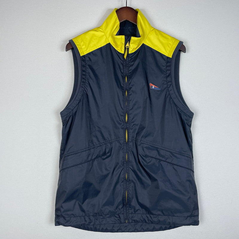 【中古品】【メンズ】 LOUIS VUITTON ルイ・ヴィトン LV CUP ZIP UP VEST LCFW13 H0BS06NA1 ジップアップベスト ライトアウター 141-260603-ss-01-tei サイズ：48 カラー：ブラック系/イエロー 万代Net店