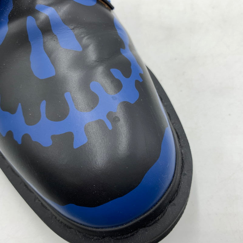 【中古品】【メンズ】 Supreme シュプリーム × Dr. Martens ドクターマーチン 別注 コラボ SKULL 3-EYE SHOE 1461 スカル スリーホール シューズ 靴 ブーツ 164-260618-ko-08-tei サイズ：Supremeタグ25記載 カラー：ブルー 万代Net店