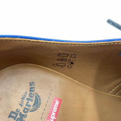 【中古品】【メンズ】 Supreme シュプリーム × Dr. Martens ドクターマーチン 別注 コラボ SKULL 3-EYE SHOE 1461 スカル スリーホール シューズ 靴 ブーツ 164-260618-ko-08-tei サイズ：Supremeタグ25記載 カラー：ブルー 万代Net店