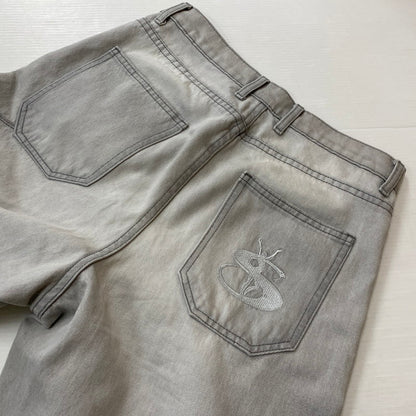 【中古品】【メンズ】 YARDSALE ヤードセール DENIM PANTS デニムパンツ ボトムス 153-260530-yo-08-tei サイズ：S カラー：ライトグレー 万代Net店