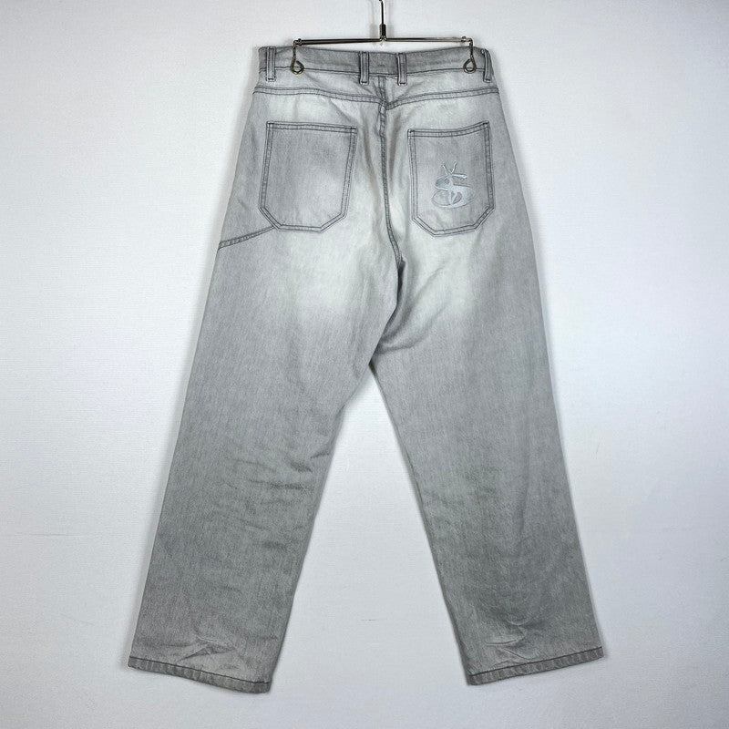 【中古品】【メンズ】 YARDSALE ヤードセール DENIM PANTS デニムパンツ ボトムス 153-260530-yo-08-tei サイズ：S カラー：ライトグレー 万代Net店