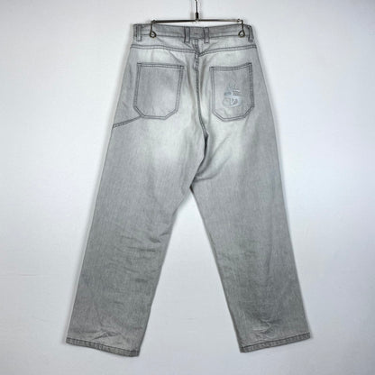 【中古品】【メンズ】 YARDSALE ヤードセール DENIM PANTS デニムパンツ ボトムス 153-260530-yo-08-tei サイズ：S カラー：ライトグレー 万代Net店