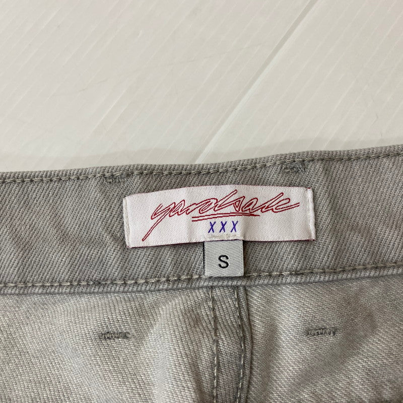 【中古品】【メンズ】 YARDSALE ヤードセール DENIM PANTS デニムパンツ ボトムス 153-260530-yo-08-tei サイズ：S カラー：ライトグレー 万代Net店