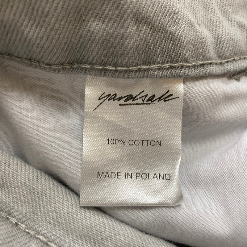 【中古品】【メンズ】 YARDSALE ヤードセール DENIM PANTS デニムパンツ ボトムス 153-260530-yo-08-tei サイズ：S カラー：ライトグレー 万代Net店