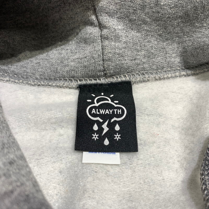 【中古品】【メンズ】 ALWAYTH オールウェイズ WAKE SAPPORO SWEAT SETUP ウェイク サッポロ スウェット セットアップ トップス ボトムス プルオーバーパーカー 140-260531-ko-11-tei サイズ：L カラー：グレー 万代Net店