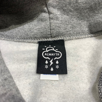 【中古品】【メンズ】 ALWAYTH オールウェイズ WAKE SAPPORO SWEAT SETUP ウェイク サッポロ スウェット セットアップ トップス ボトムス プルオーバーパーカー 140-260531-ko-11-tei サイズ：L カラー：グレー 万代Net店