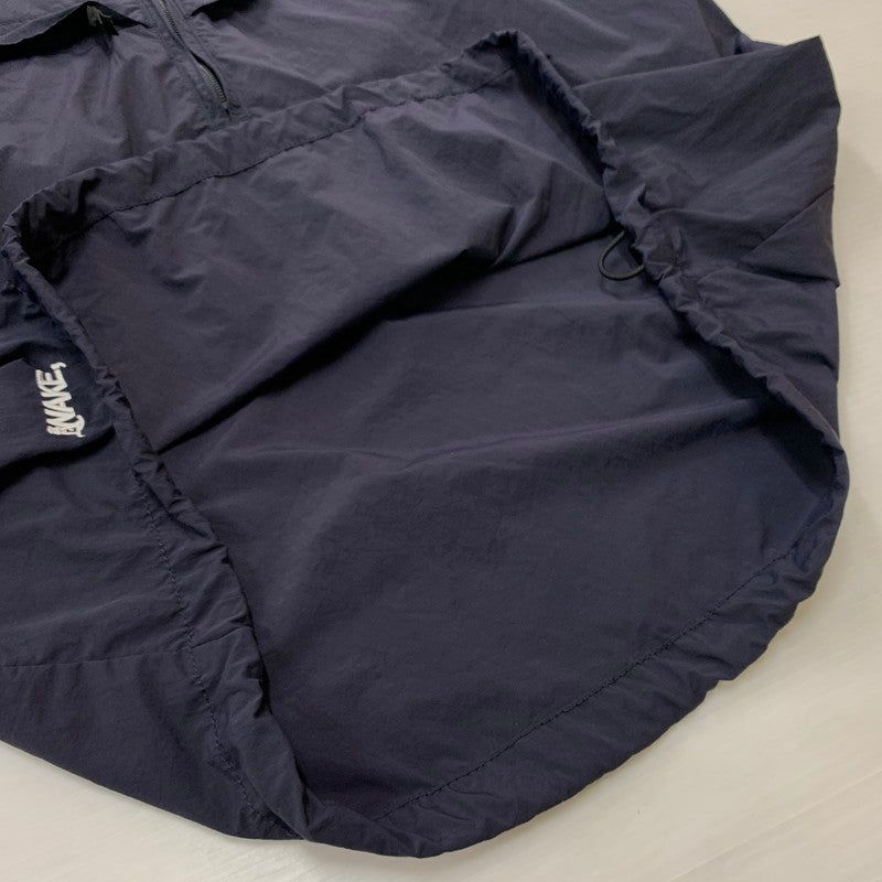 【中古品】【メンズ】 WAKE ウェイク × FARAH ファーラー WATER REPELLENT PACKABLE ANORAK PARKA ウォーター パッカブル アノラックパーカー ライトアウター ナイロンジャケット 140-260531-ko-04-tei サイズ：M カラー：ネイビー 万代Net店
