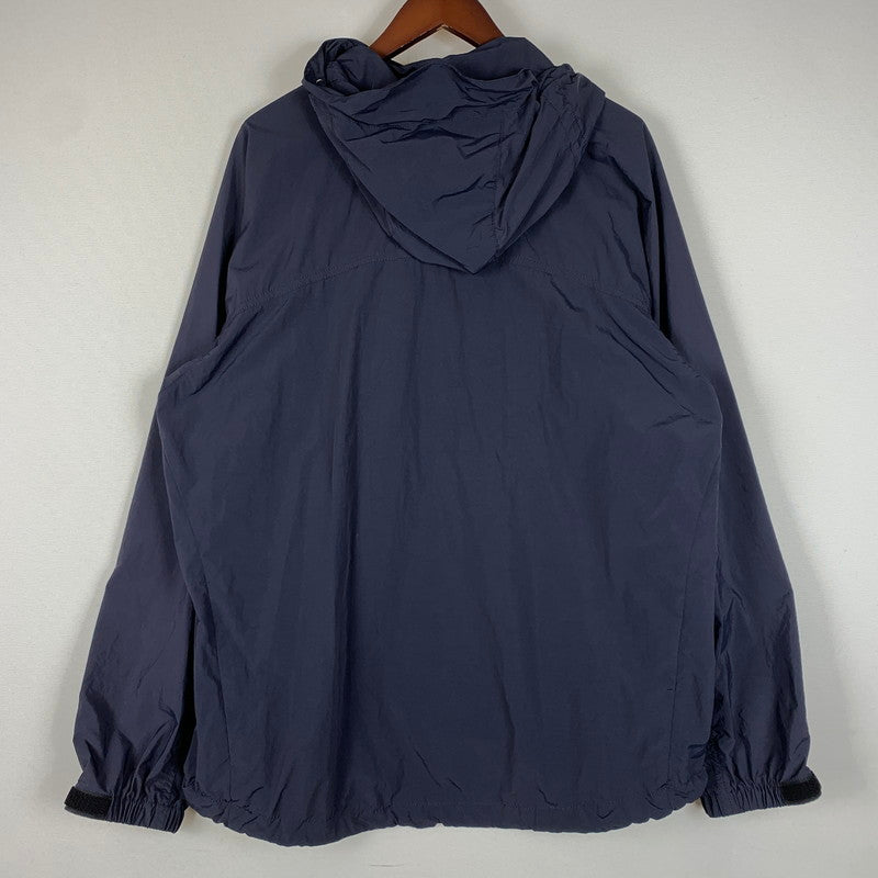 【中古品】【メンズ】 WAKE ウェイク × FARAH ファーラー WATER REPELLENT PACKABLE ANORAK PARKA ウォーター パッカブル アノラックパーカー ライトアウター ナイロンジャケット 140-260531-ko-04-tei サイズ：M カラー：ネイビー 万代Net店