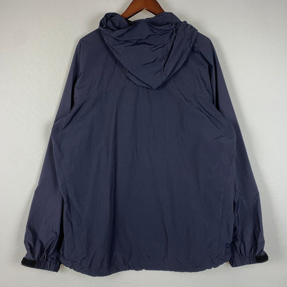 【中古品】【メンズ】 WAKE ウェイク × FARAH ファーラー WATER REPELLENT PACKABLE ANORAK PARKA ウォーター パッカブル アノラックパーカー ライトアウター ナイロンジャケット 140-260531-ko-04-tei サイズ：M カラー：ネイビー 万代Net店