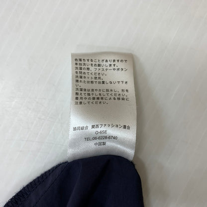 【中古品】【メンズ】 WAKE ウェイク × FARAH ファーラー WATER REPELLENT PACKABLE ANORAK PARKA ウォーター パッカブル アノラックパーカー ライトアウター ナイロンジャケット 140-260531-ko-04-tei サイズ：M カラー：ネイビー 万代Net店