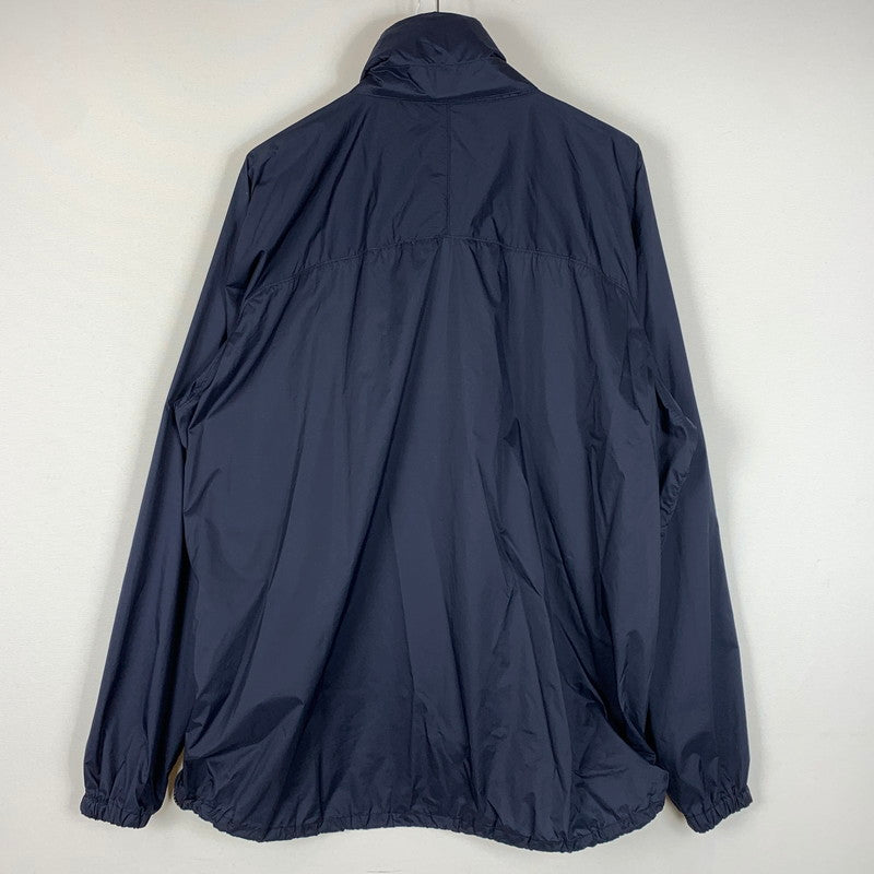 【中古品】【メンズ】 WAKE ウェイク × SQUEEZED DESIGN スクイーズド デザイン 別注 コラボ WIND SHIRT ウィンド シャツ ライトアウター ナイロンジャケット 140-260531-ko-03-tei サイズ：L カラー：ネイビー 万代Net店