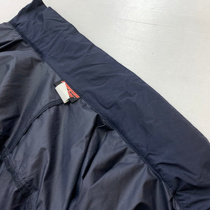 【中古品】【メンズ】 WAKE ウェイク × SQUEEZED DESIGN スクイーズド デザイン 別注 コラボ WIND SHIRT ウィンド シャツ ライトアウター ナイロンジャケット 140-260531-ko-03-tei サイズ：L カラー：ネイビー 万代Net店