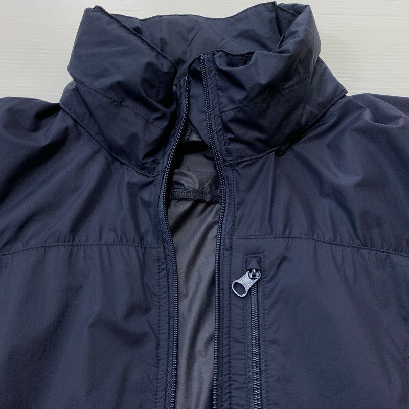 【中古品】【メンズ】 WAKE ウェイク × SQUEEZED DESIGN スクイーズド デザイン 別注 コラボ WIND SHIRT ウィンド シャツ ライトアウター ナイロンジャケット 140-260531-ko-03-tei サイズ：L カラー：ネイビー 万代Net店