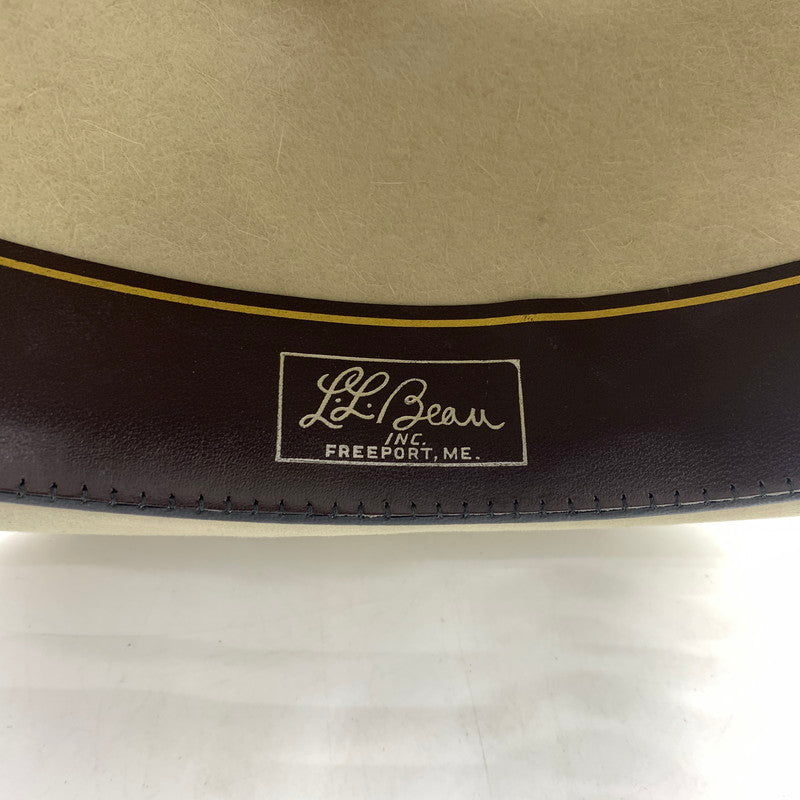 【中古品】【メンズ】 L.L.Bean エルエルビーン × STETSON ステットソン 別注 コラボ MOOSE RIVER HAT A078 ムースリバー ハット 帽子 185-260606-ko-08-tei サイズ：7.58 カラー：シルバーベリー 万代Net店