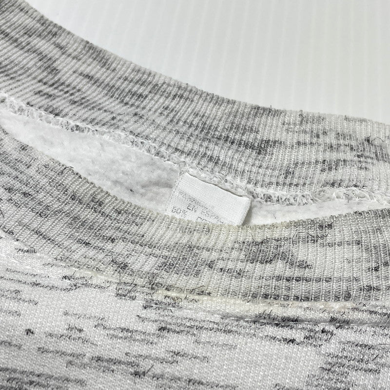 【中古品】【メンズ】 UNKNOWN QUICKSILVER PRINT SWEAT クイックシルバー プリント スウェット 長袖 トップス トレーナー 145-260807-sa-03-tei サイズ：L カラー：グレー 万代Net店