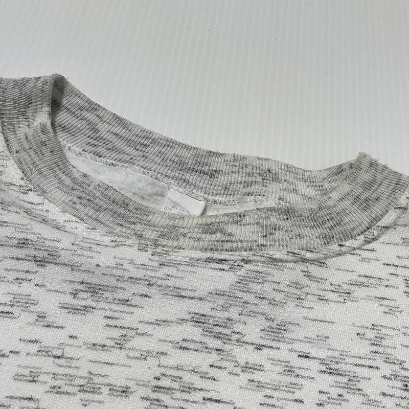 【中古品】【メンズ】 UNKNOWN QUICKSILVER PRINT SWEAT クイックシルバー プリント スウェット 長袖 トップス トレーナー 145-260807-sa-03-tei サイズ：L カラー：グレー 万代Net店