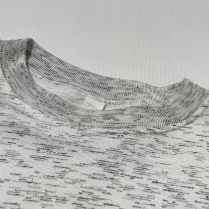 【中古品】【メンズ】 UNKNOWN QUICKSILVER PRINT SWEAT クイックシルバー プリント スウェット 長袖 トップス トレーナー 145-260807-sa-03-tei サイズ：L カラー：グレー 万代Net店