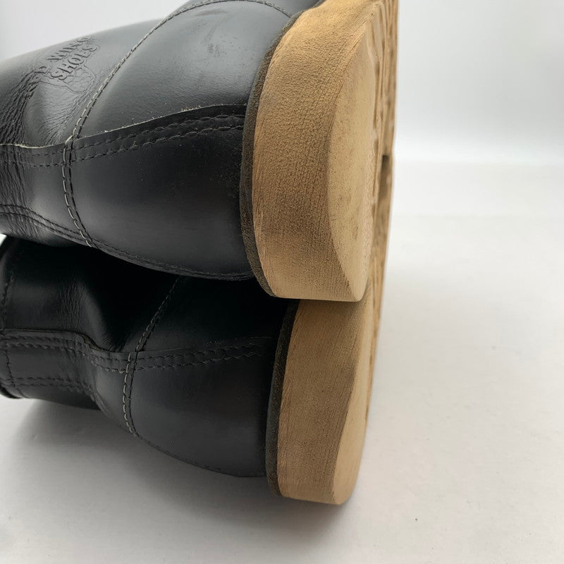 【中古品】【メンズ】 RED WING 90S 8130 レッドウィング 刺繍羽タグ イリッシュセッター ワークブーツ シューズ 靴 164-260628-gm-39-fuz サイズ：US10 カラー：ブラック 万代Net店