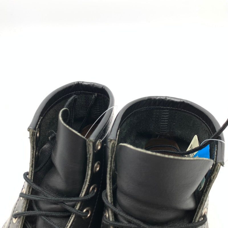 【中古品】【メンズ】 RED WING 90S 8130 レッドウィング 刺繍羽タグ イリッシュセッター ワークブーツ シューズ 靴 164-260628-gm-39-fuz サイズ：US10 カラー：ブラック 万代Net店