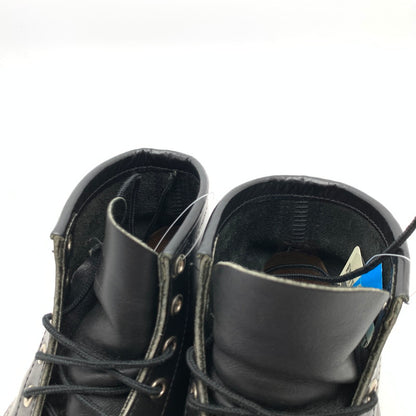 【中古品】【メンズ】 RED WING 90S 8130 レッドウィング 刺繍羽タグ イリッシュセッター ワークブーツ シューズ 靴 164-260628-gm-39-fuz サイズ：US10 カラー：ブラック 万代Net店