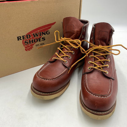 【中古品】【メンズ】 RED WING レッドウィング IRISH SETTER MOC TOE 9106 アイリッシュ セッター モック トー ワークブーツ 靴 縦長タグ 164-260603-ko-01-tei サイズ：27.5cm カラー：レッドブラウン 万代Net店