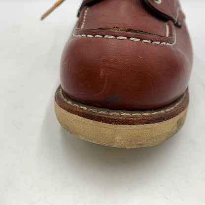 【中古品】【メンズ】 RED WING レッドウィング IRISH SETTER MOC TOE 9106 アイリッシュ セッター モック トー ワークブーツ 靴 縦長タグ 164-260603-ko-01-tei サイズ：27.5cm カラー：レッドブラウン 万代Net店