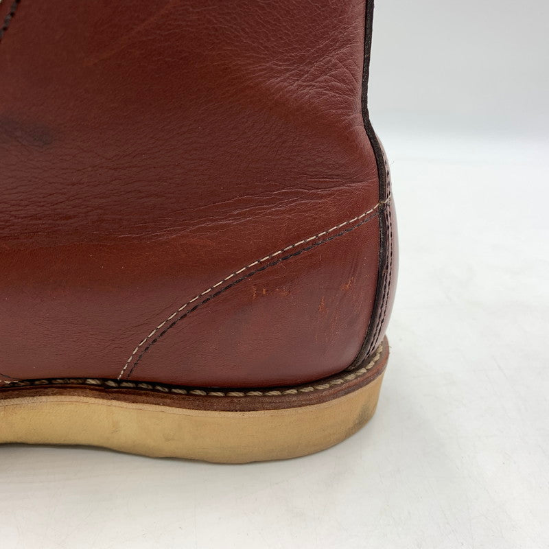 【中古品】【メンズ】 RED WING レッドウィング IRISH SETTER MOC TOE 9106 アイリッシュ セッター モック トー ワークブーツ 靴 縦長タグ 164-260603-ko-01-tei サイズ：27.5cm カラー：レッドブラウン 万代Net店