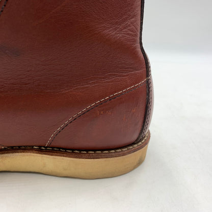 【中古品】【メンズ】 RED WING レッドウィング IRISH SETTER MOC TOE 9106 アイリッシュ セッター モック トー ワークブーツ 靴 縦長タグ 164-260603-ko-01-tei サイズ：27.5cm カラー：レッドブラウン 万代Net店