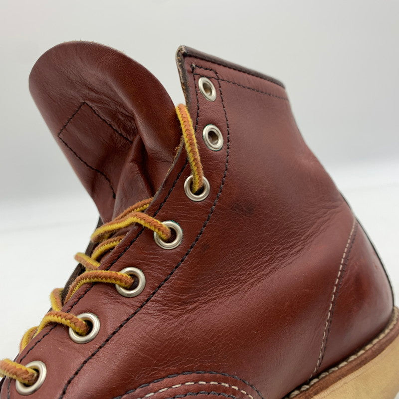 【中古品】【メンズ】 RED WING レッドウィング IRISH SETTER MOC TOE 9106 アイリッシュ セッター モック トー ワークブーツ 靴 縦長タグ 164-260603-ko-01-tei サイズ：27.5cm カラー：レッドブラウン 万代Net店