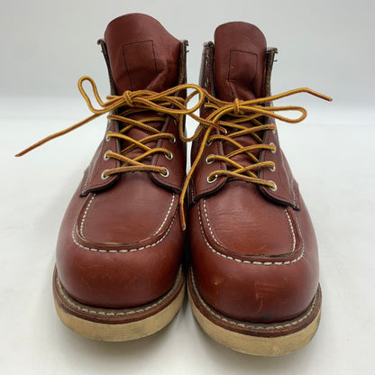 【中古品】【メンズ】 RED WING レッドウィング IRISH SETTER MOC TOE 9106 アイリッシュ セッター モック トー ワークブーツ 靴 縦長タグ 164-260603-ko-01-tei サイズ：27.5cm カラー：レッドブラウン 万代Net店