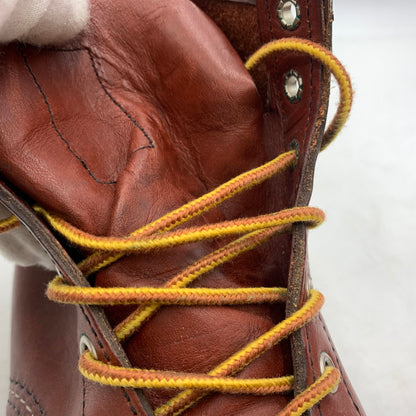 【中古品】【メンズ】 RED WING レッドウィング IRISH SETTER MOC TOE 9106 アイリッシュ セッター モック トー ワークブーツ 靴 縦長タグ 164-260603-ko-01-tei サイズ：27.5cm カラー：レッドブラウン 万代Net店